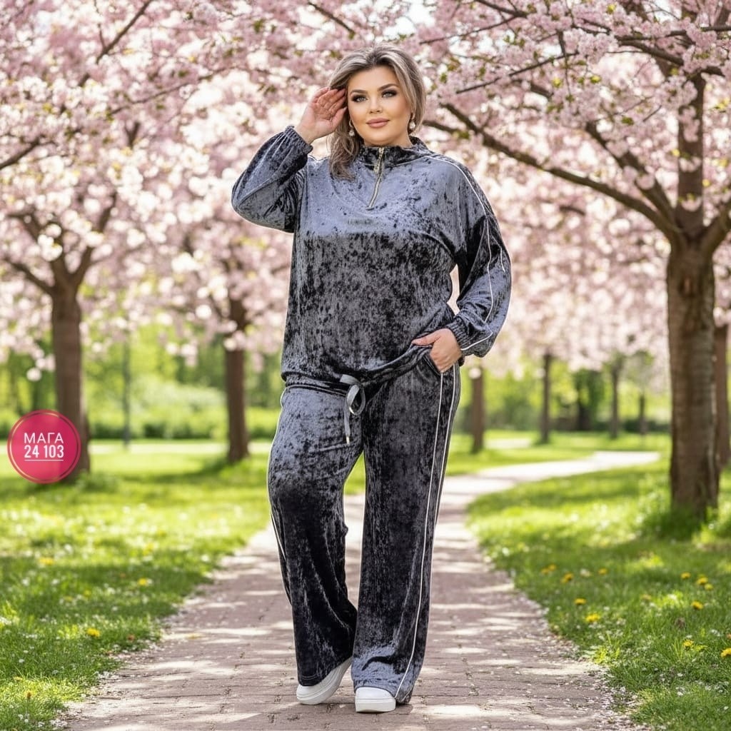 велюровый спортивный костюм больших размеров,велюровый костюм,костюм на полных велюровый спортивный арт. 11631734,женский костюм двойка ткань велюр,костюм двойка женский ткань велюр размер 58