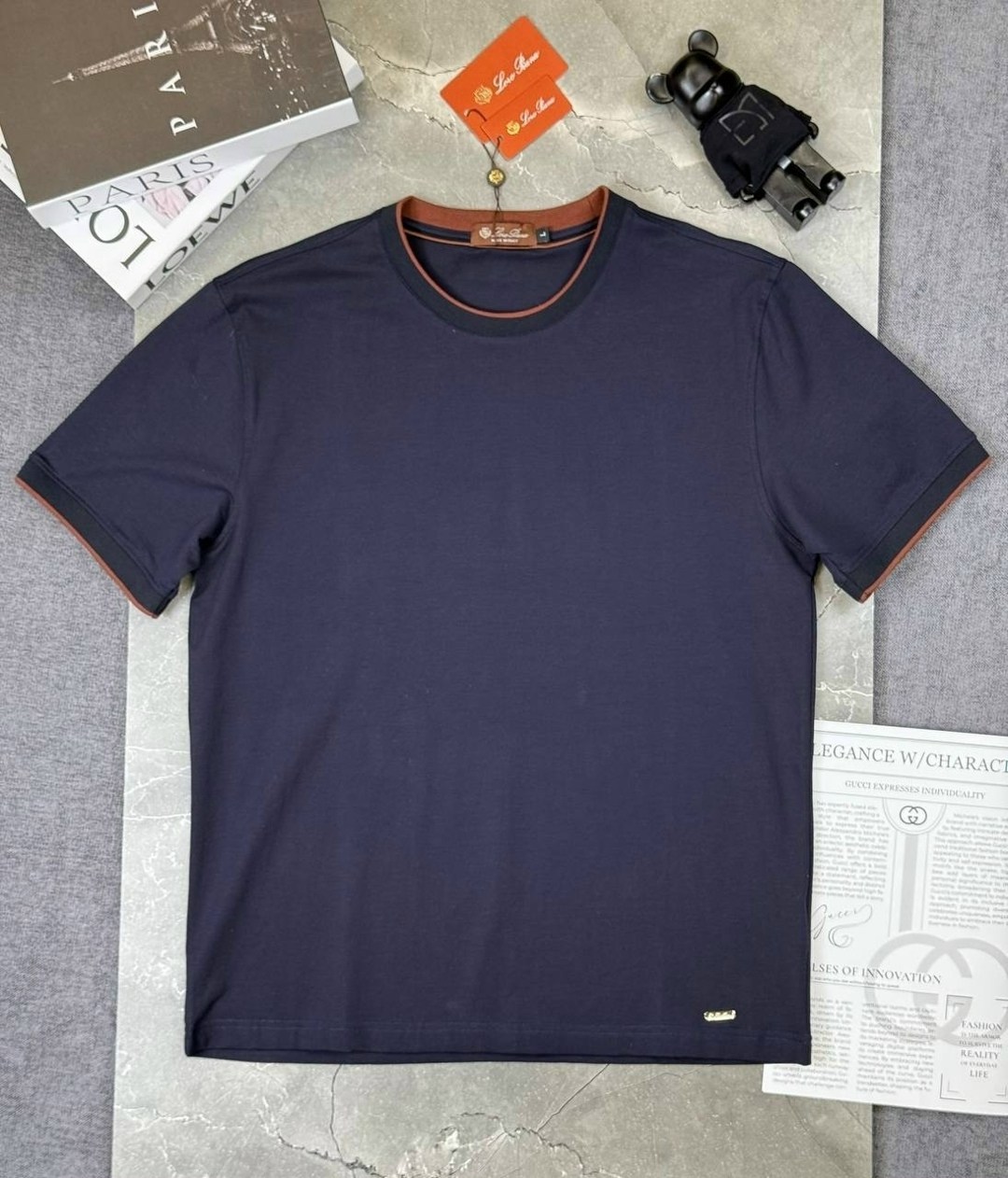 мужская футболка,футболки для мужчин,брендовые вещи,коричневая футболка,темно бежевая футболка