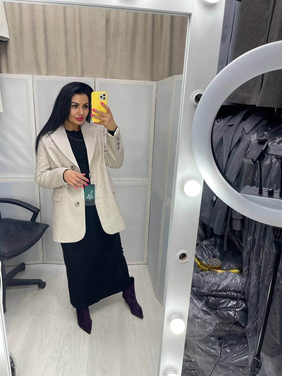 пиджак пальто,пальто модное,пальто пиджак демисезонное onebyone цвет серый,жакет,пиджак-пальто прямого кроя в сером цвете