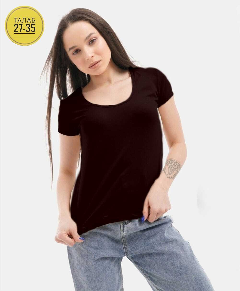 футболка женская базовая однотонная,женская футболка хлопок эластан,футболки женская,бежевая футболка женская,футболка женская базовая