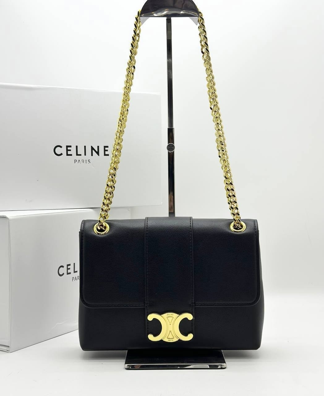 сумка женская celine,celine сумка,celine сумка на плечо,сумка celine celine,женская кожаная сумка celine triomphe teen черная