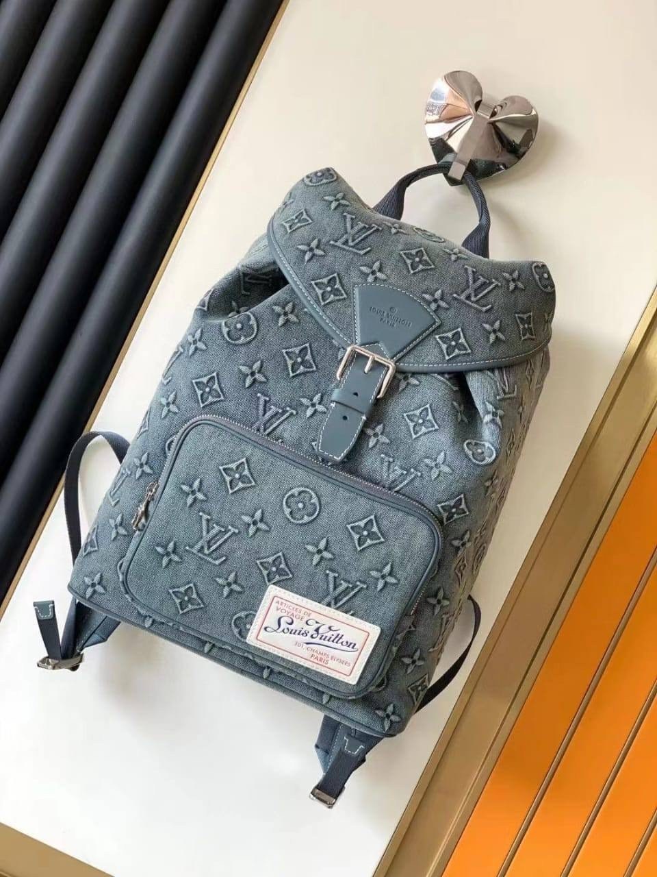 рюкзак louis vuitton,рюкзак женский louis vuitton,рюкзак луи виттон,сумка - рюкзак louis vuitton denim,рюкзак louis vuitton джинсовый