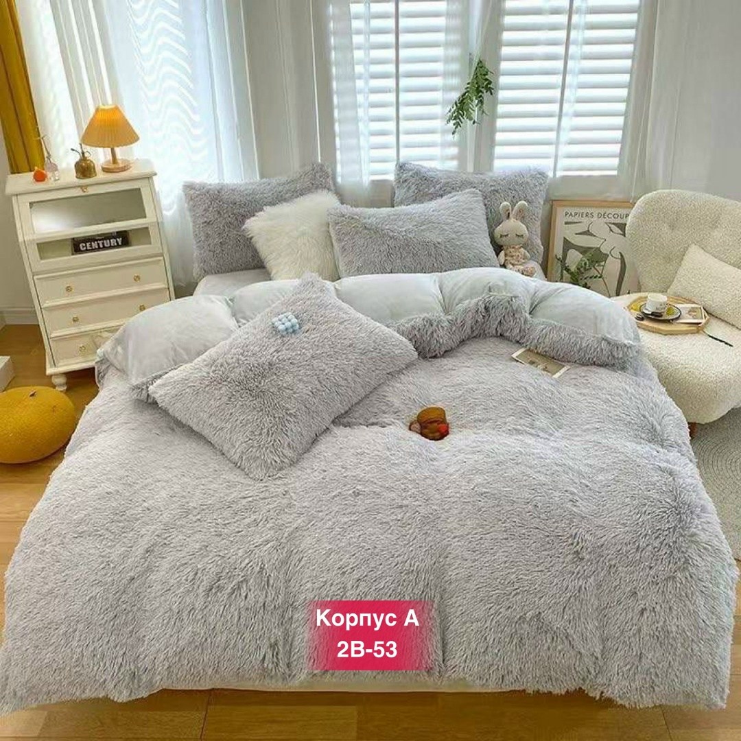 плюшевое постельное белье,комплект постельного белья,плюшевое одеяло,пушистое постельное белье,комплект постельного белья с покрывалом
