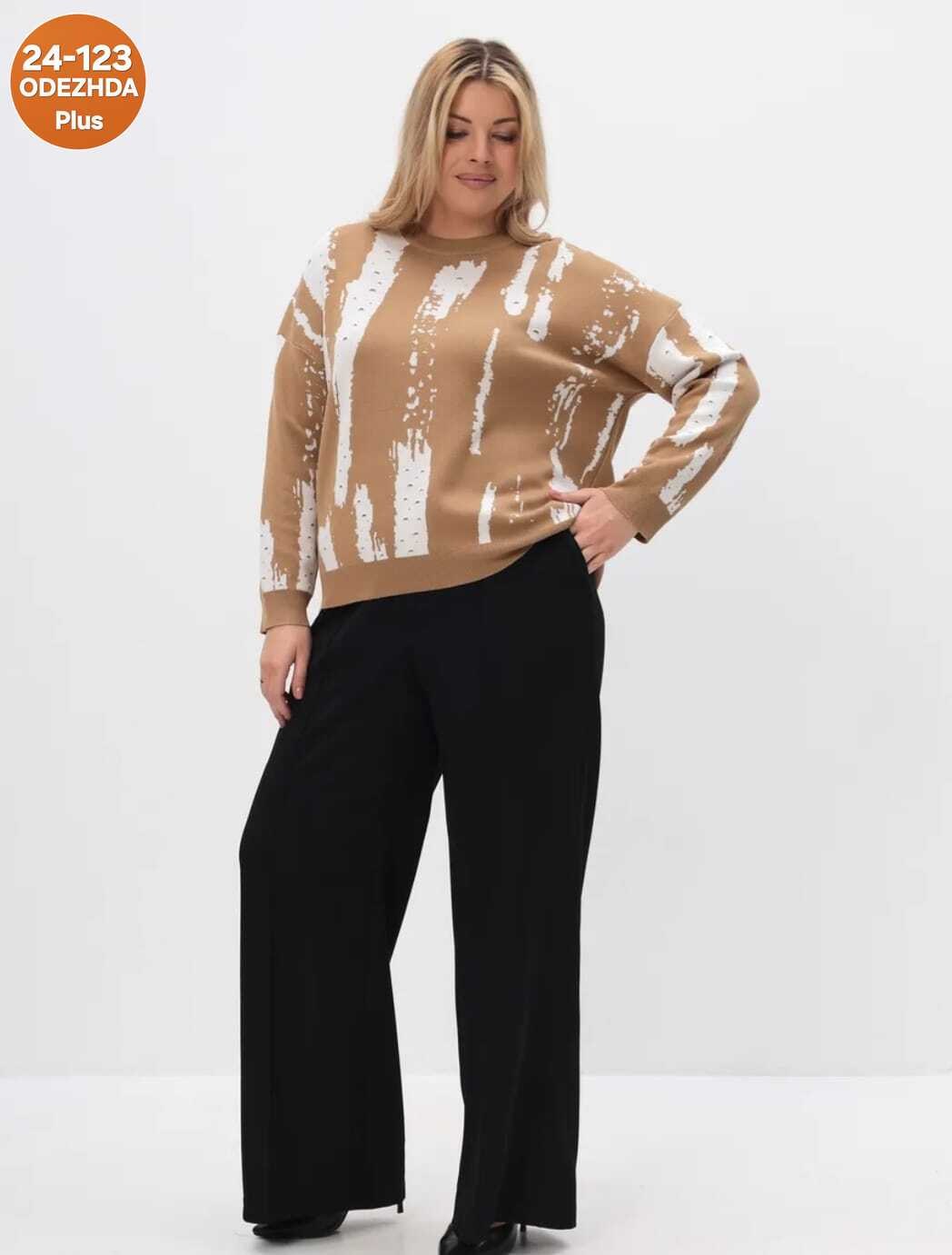джемпер,костюм с брюками,джемпера женские,джемпер с круглым воротом,костюм (блуза и брюки)