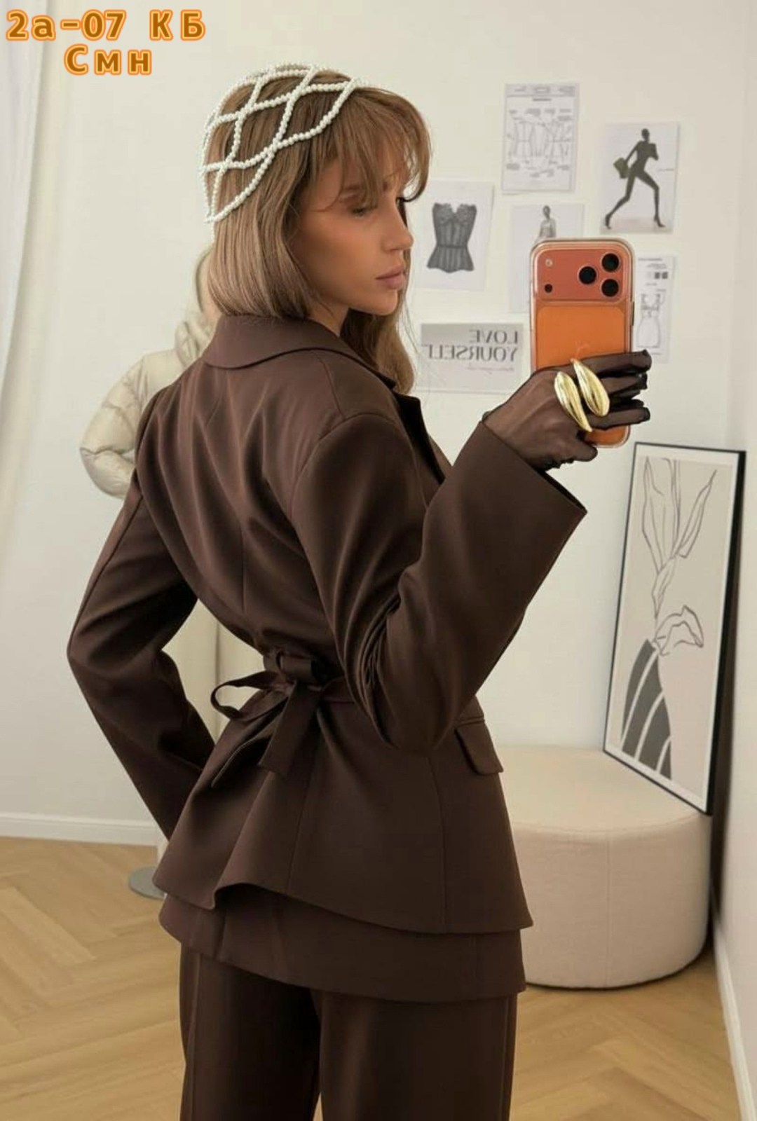 костюм брючный 1032 коричневый amuar,женский пиджак,женский костюм,стильный жакет,женский пиджак из драповой ткани