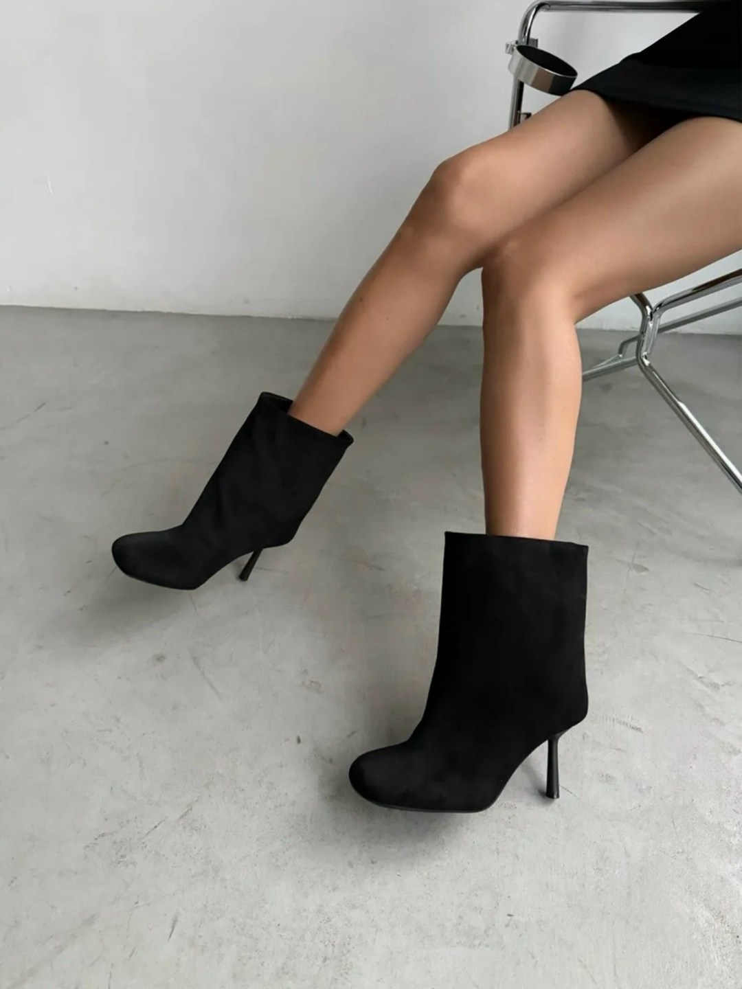 женские замшевые ботильоны с острым носком,женские ботильоны,,ботильоны,замшевые ботильоны