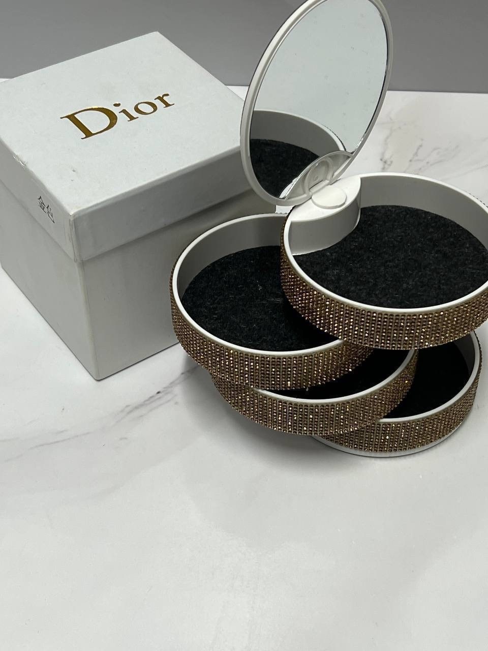 косметичка dior,шкатулка со стразами,шкатулка подарочная,коробка dior,шкатулка для украшении