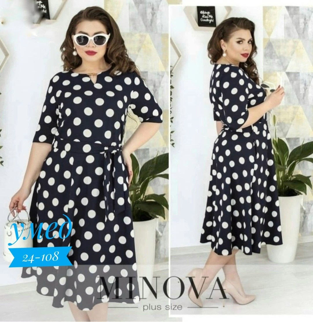 женское платье в горох,платье в горох для полных женщин,женское платье в горошек,платье в горох,платье в горошек для женщин полных