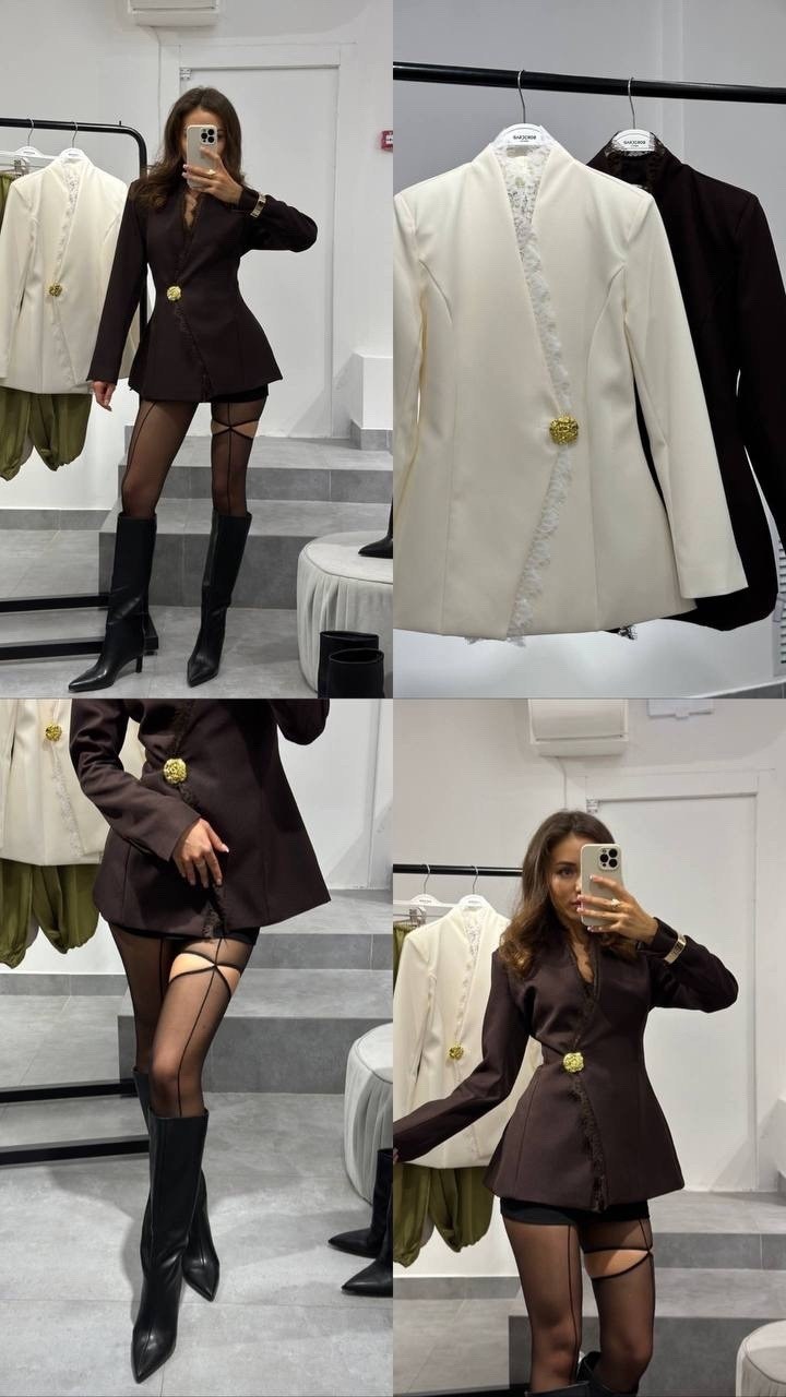 стильные наряды,платье пиджак,твидовый костюм,стильный образ