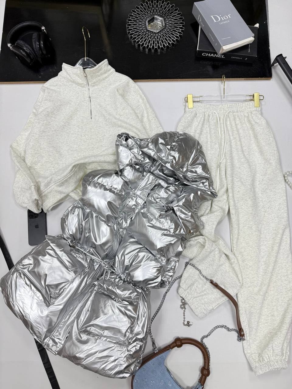 miu miu женский серый костюм тройка,женский костюм тройка,костюм женский на флисе,тройка костюм женский на флисе,костюм на флисе