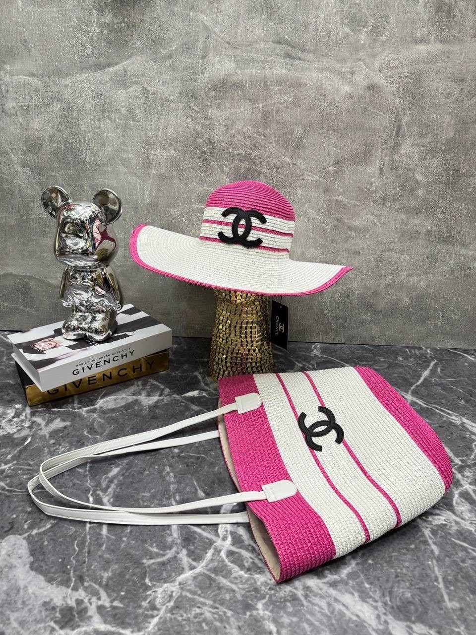 пляжная сумка,женская сумка chanel,пляжная шляпа,сумки,сумка пляжная полоска