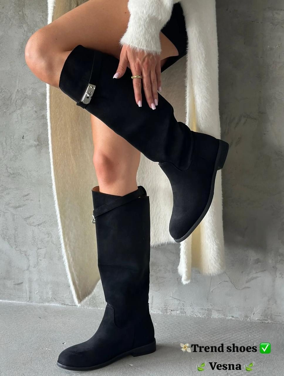 ,сапоги модные,зимние женские сапоги,сапог женский,замшевые сапоги