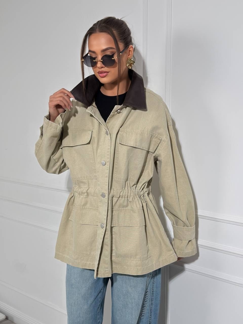 куртка стильная,бежевая джинсовка оверсайз,джинсовая рубашка женская оверсайз бежевая,куртка,куртка оверсайз