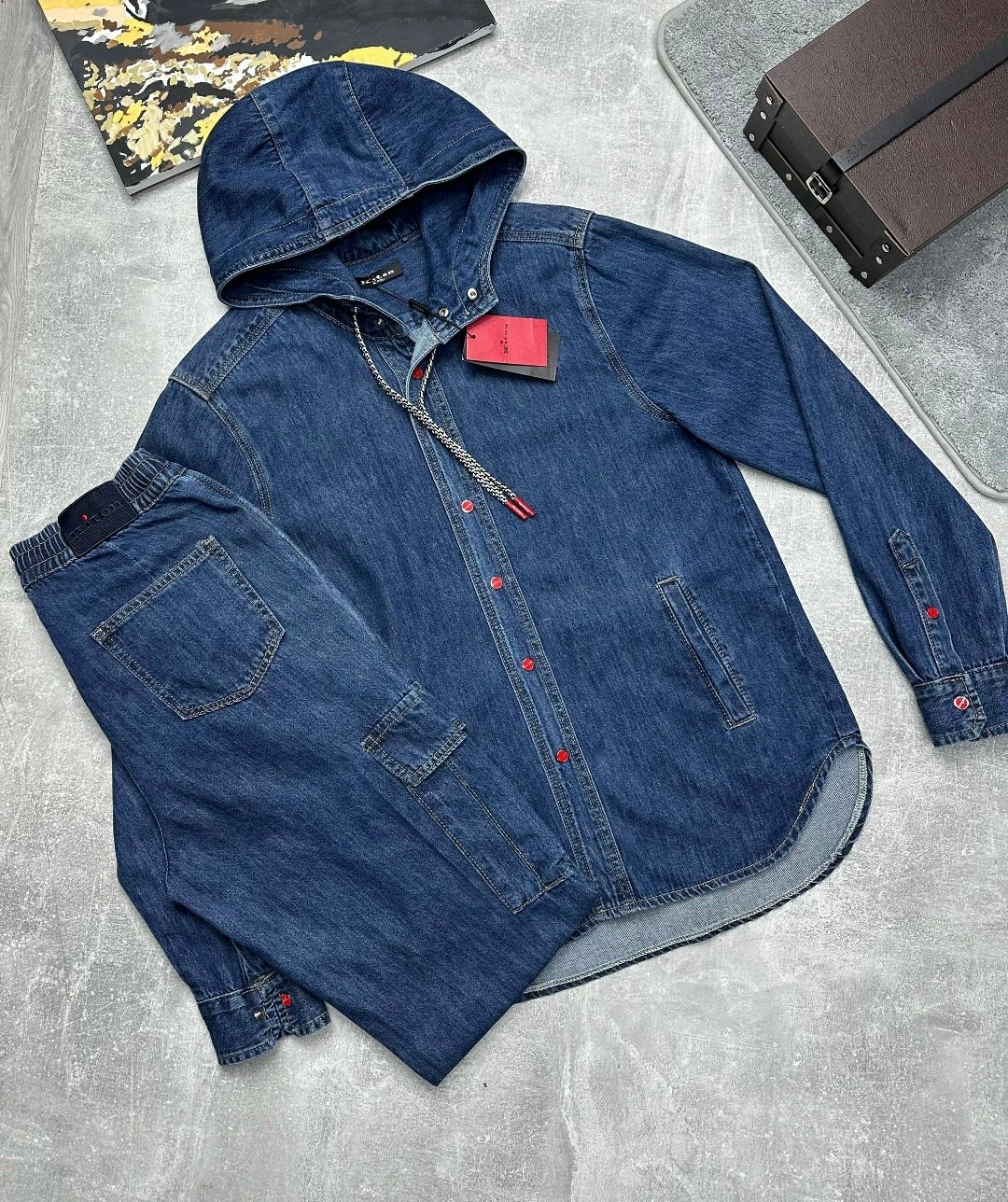 джинсовые рубашки мужские,джинсовые костюмы мужские,джинсовые костюмы,рубашка с капюшоном,рубашка джинсовая