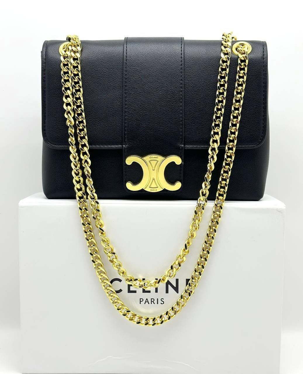 сумка женская celine,celine сумка,celine сумка на плечо,сумка celine celine,женская кожаная сумка celine triomphe teen черная