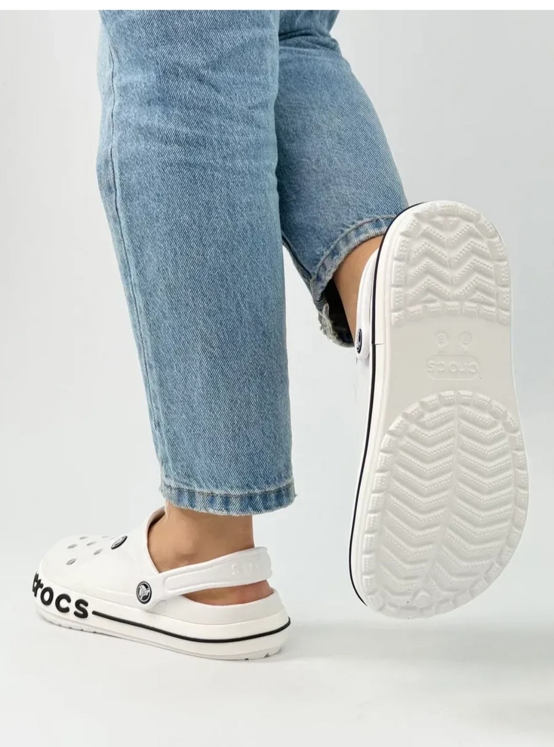 белые сабо crocs bayaband clog,шлепанцы крокс белые,кроксы женские,сабо crocs,сабо crocs bayaband clog