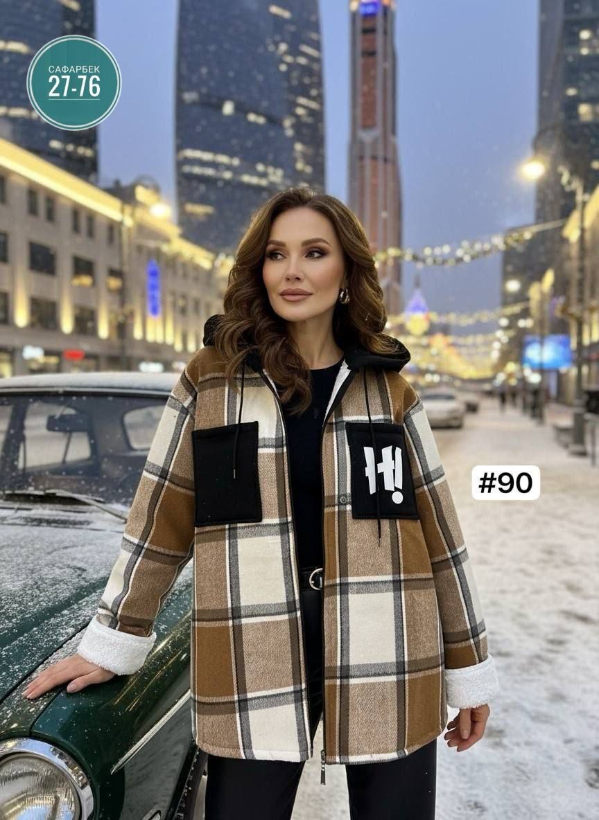 рубашка женская,теплая рубашка,рубашка оверсайз теплая в клетку,рубашки на меху,рубашка теплая в клетку удлиненная