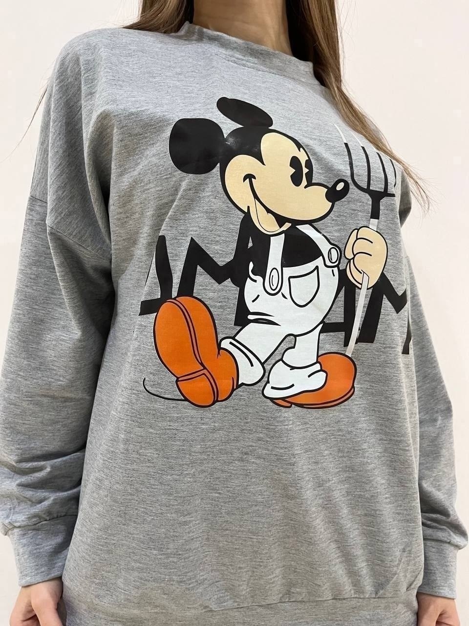 grey mickey mouse sweatshirt,спортивные костюм,gray mickey mouse sweatshirt,mickey mouse sweatshirt bershka,mickey mouse disneyland grey sweatshirt