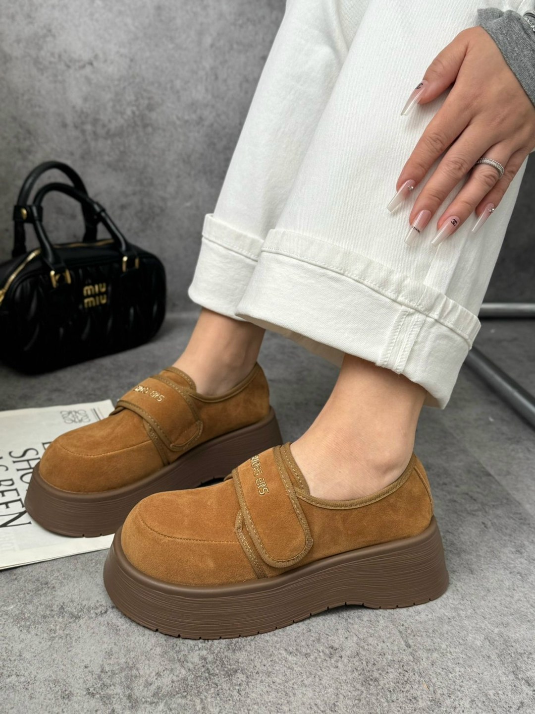 замшевые женские туфли-лоферы на платформе,,женские лоферы на платформе, повседневные,лоферы женские