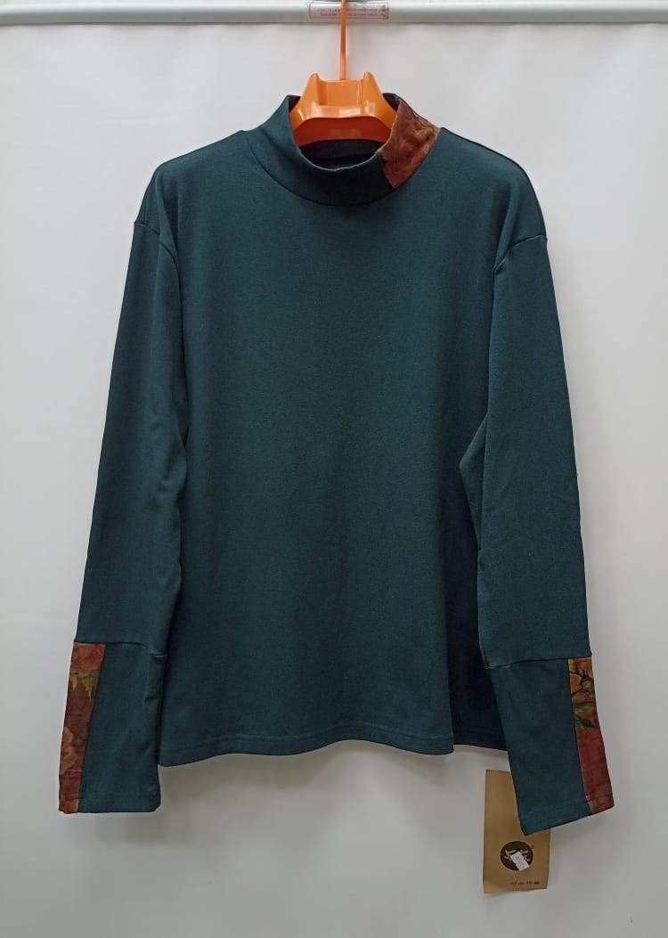 свитшот бохо с двойным низом moda-mo,женское толстовка,свитера женские,пуловер,пуловер женский