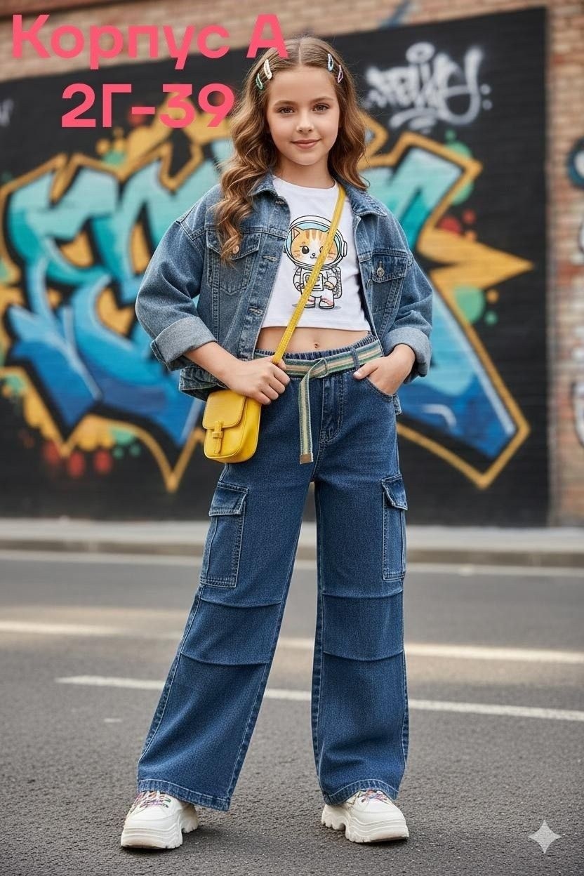 джинсы карго для девочки,джинсы для девочки,джинсы модные,джинсы детский,джинсы детские
