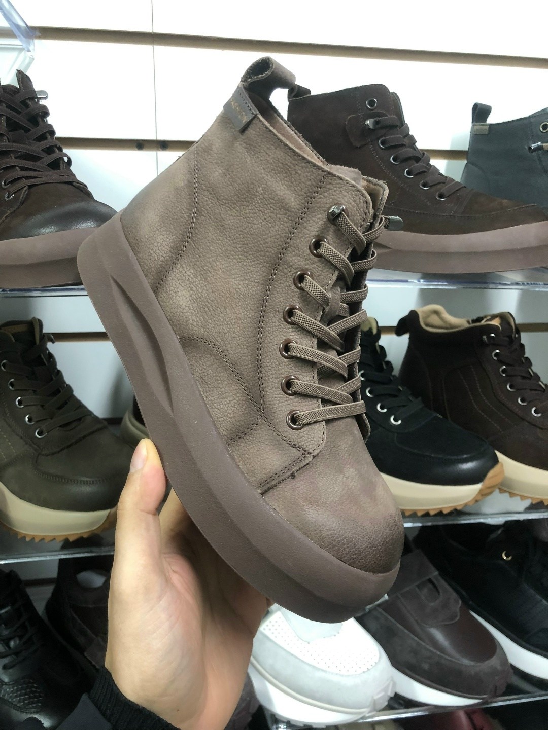 ,ботинки женские,женские ботинки из натуральной кожи зимние,женская ,ботинки берцы reversal размер 38 коричневый