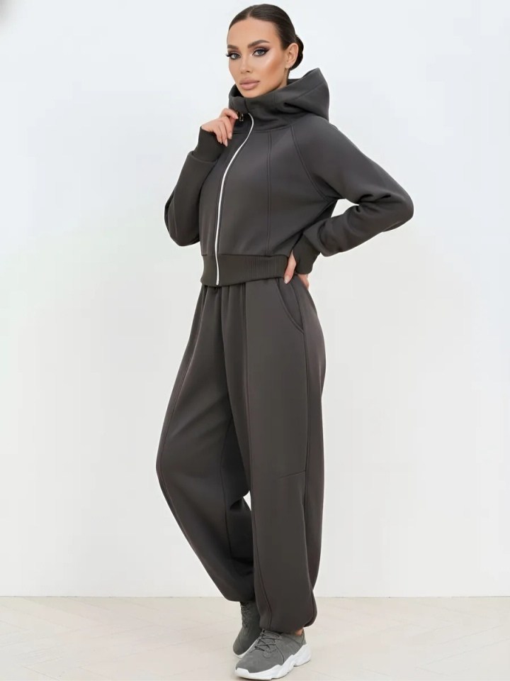 костюм на флисе,женский костюм из футера,теплый костюм,костюм из футера с начесом,женский костюм из футера с начесом happyfox