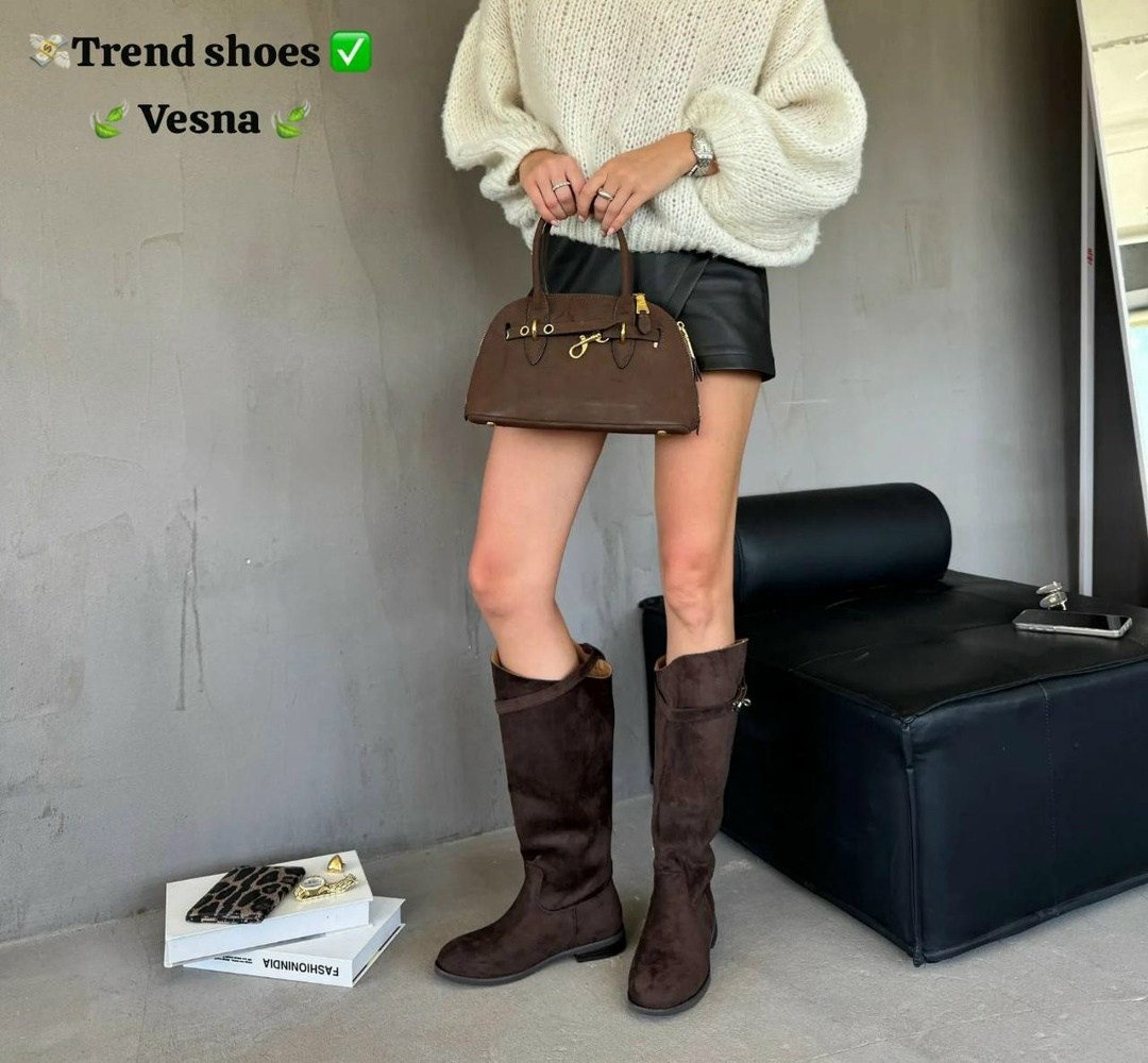 сапоги,женские сапоги,сапоги женские зимние,замшевые сапоги,сапоги замшевые коричневые