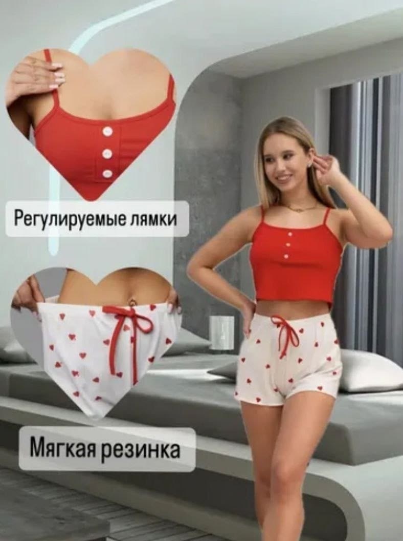 пижама женская,пижама женская с шортам,пижама женская с топом и шортами,пижама с шортами,женские пижамные комплекты
