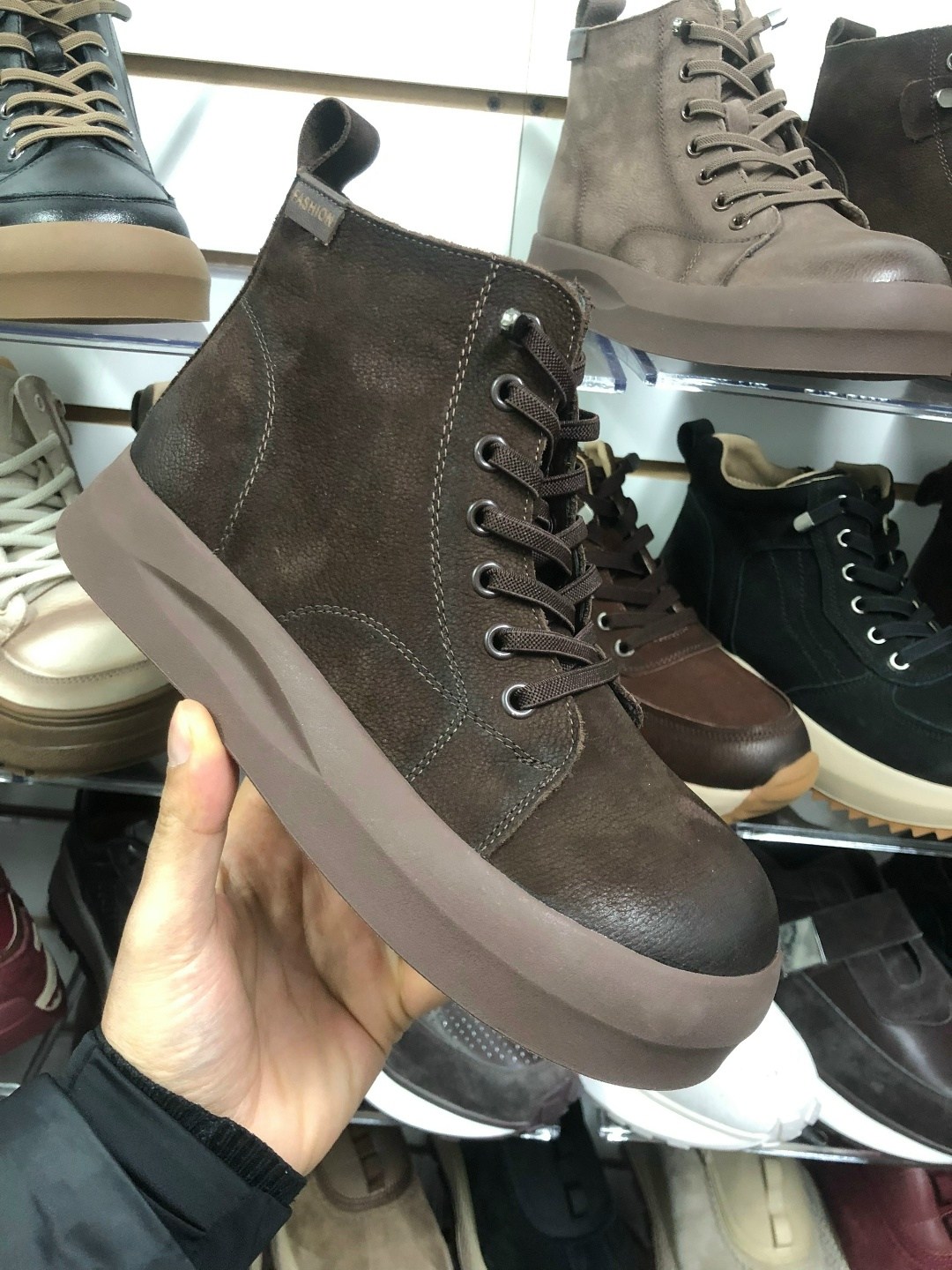 ,ботинки женские,женские ботинки из натуральной кожи зимние,женская ,ботинки берцы reversal размер 38 коричневый