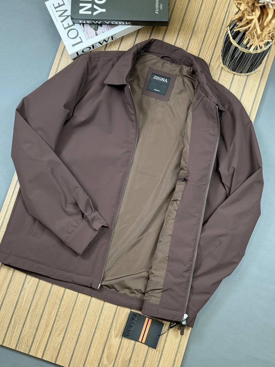 куртка бомбер,куртка,двусторонняя куртка zegna premium zip-up navy / grey,демисезонная куртка,куртка бомбер мужская