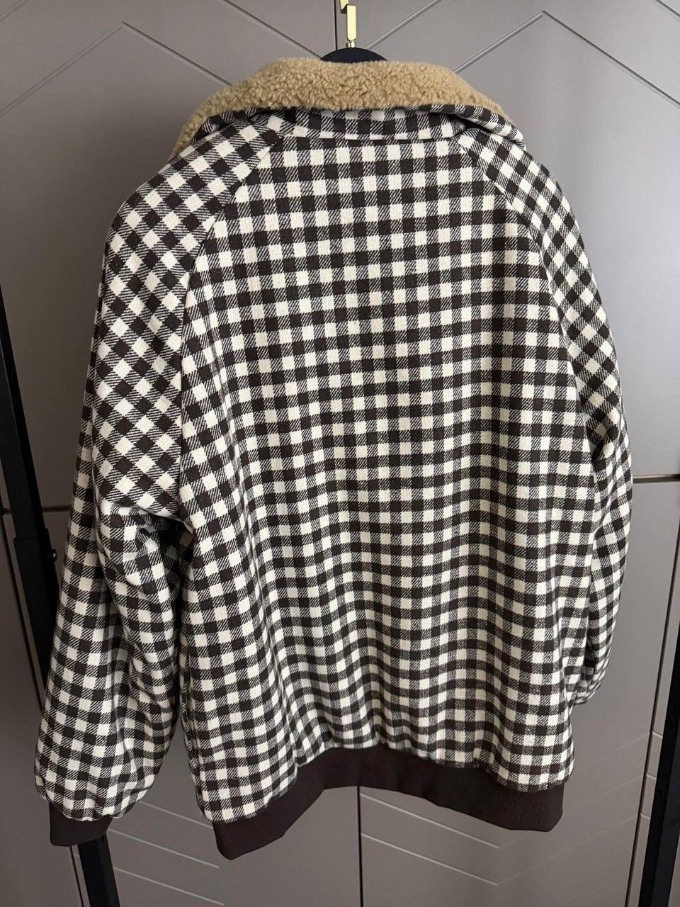 куртка бомбер,куртка модная,куртка женская,повседневная куртка,рубашка в клетку теплая оверсайз
