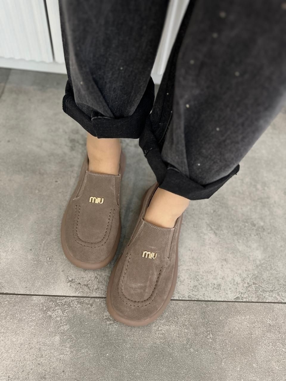 лоферы из натуральной замши saivuil,лоферы женские замшевые,лоферы замшевые,,лоферы женские коричневые