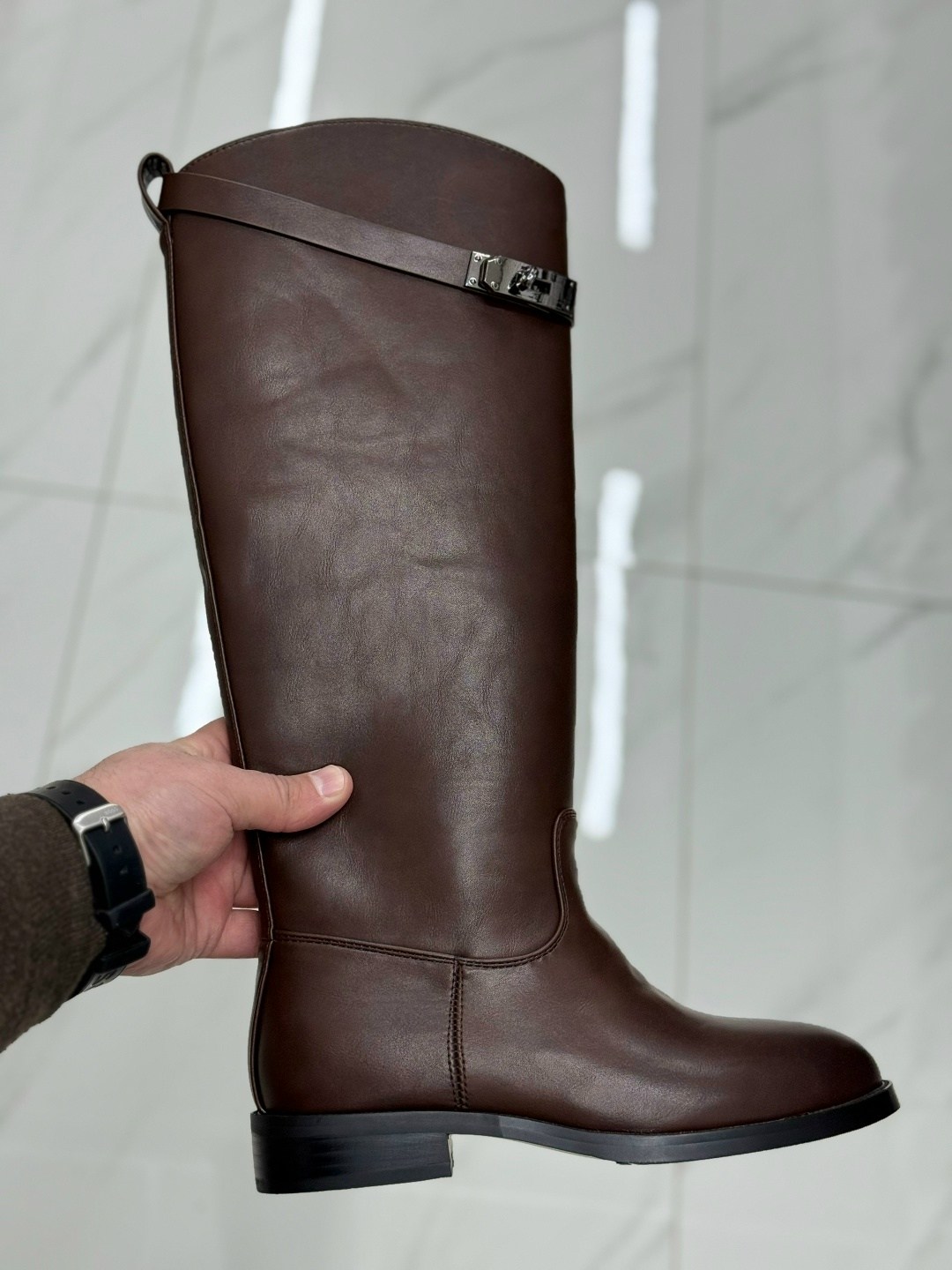 сапоги hermes,сапоги демисезонные женские,,hermes сапоги женские,сапоги женские трубы (натуральная кожа)