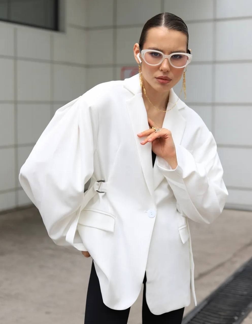 жакет,однобортный жакет приталенного кроя love republic,белый женский пиджак,жакет женский,жакет и пиджак