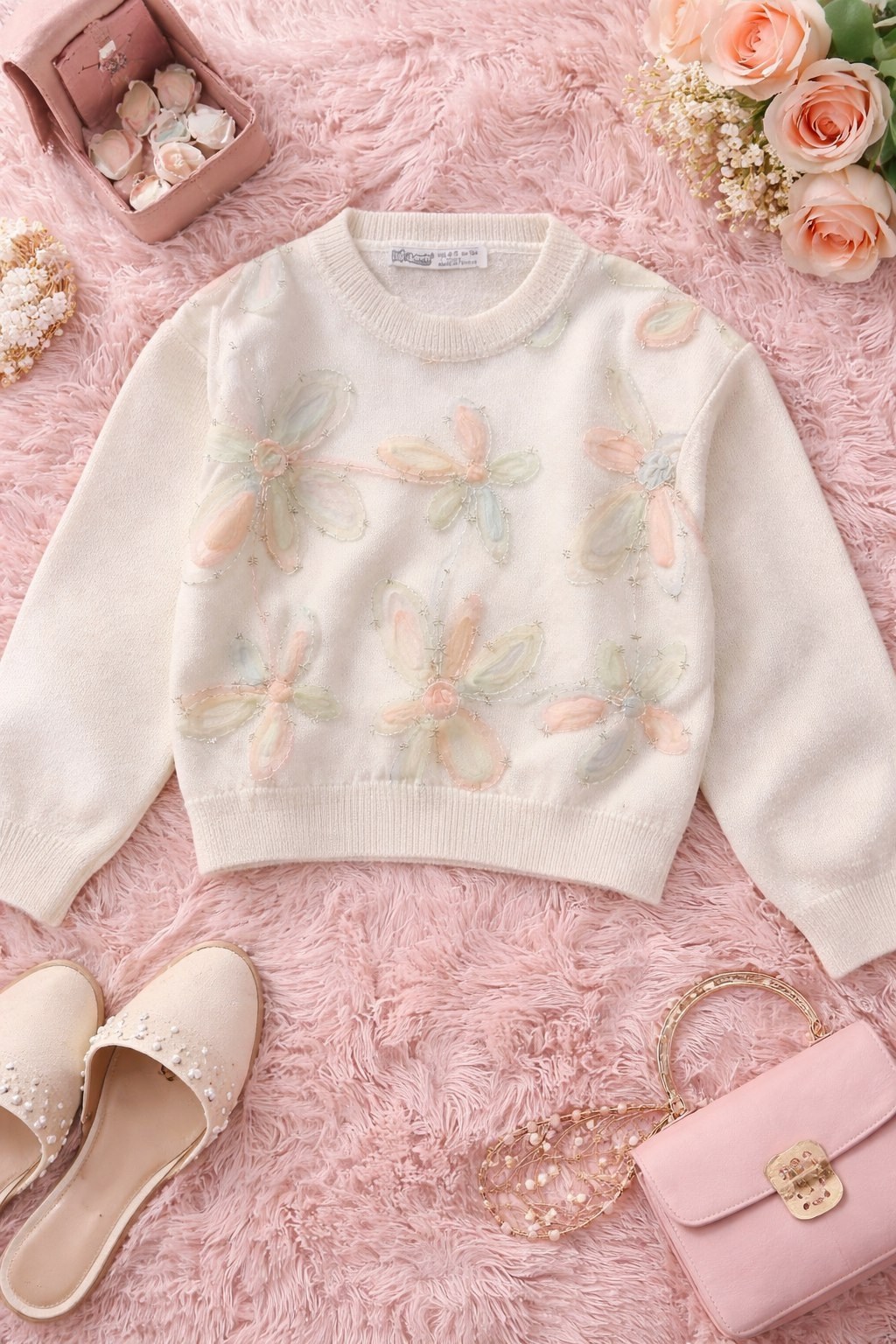 свитер с вышивкой,джемпер с вышивкой,модные свитера,свитер для девочек,вязаные свитера