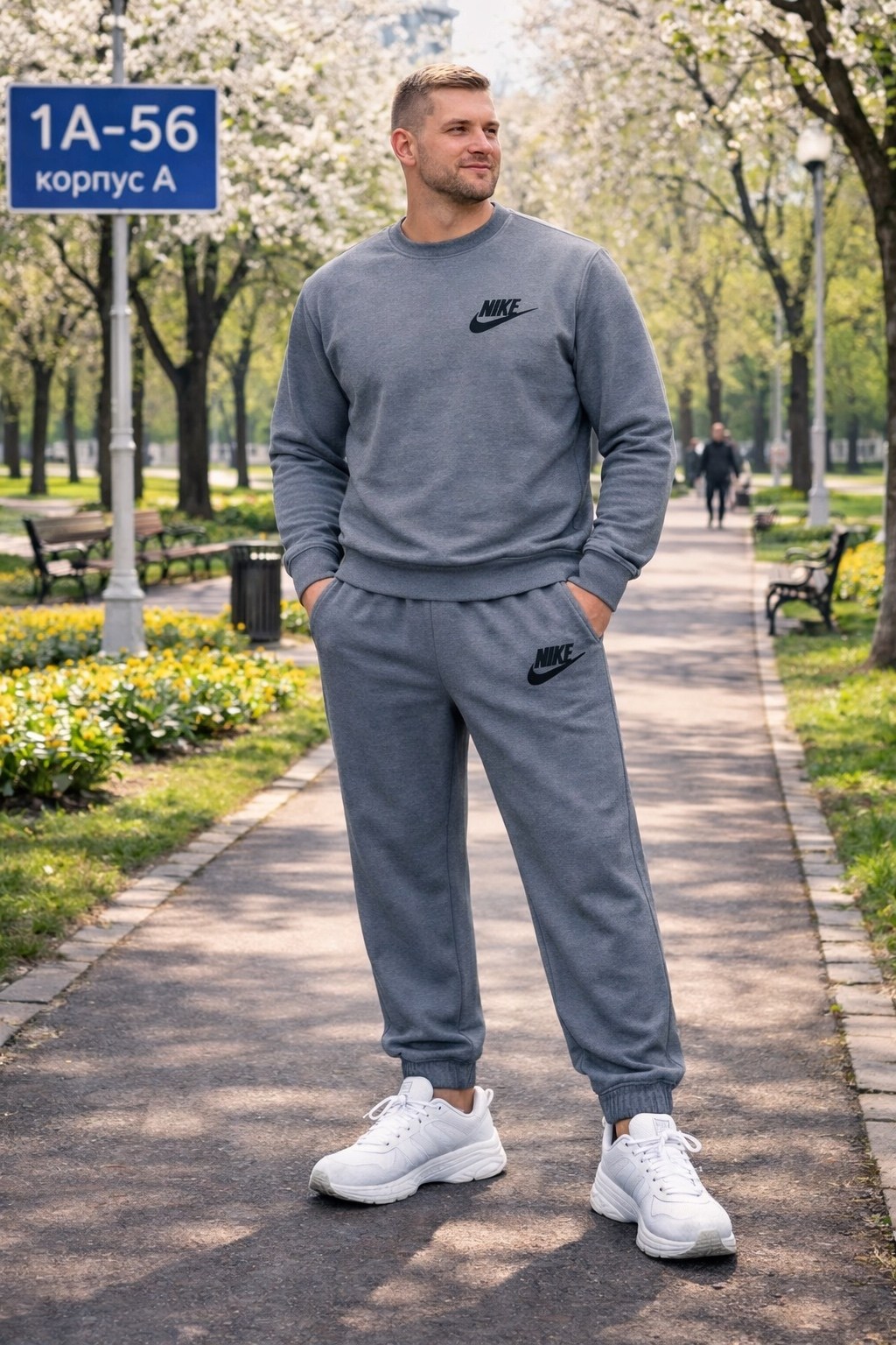 спортивный костюм adidas,мужской спортивный костюм adidas,адидас мужской спортивный костюм из худи черный и серый,спортивные костюмы мужские адидас,свитшот адидас мужской черный