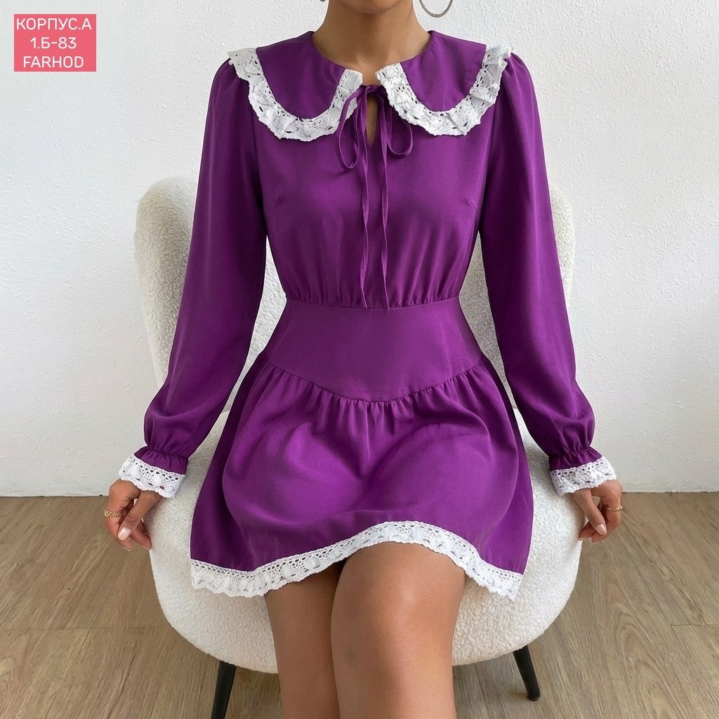 платье с воротником,элегантные платья,платье короткие,синее платье,школьное платье