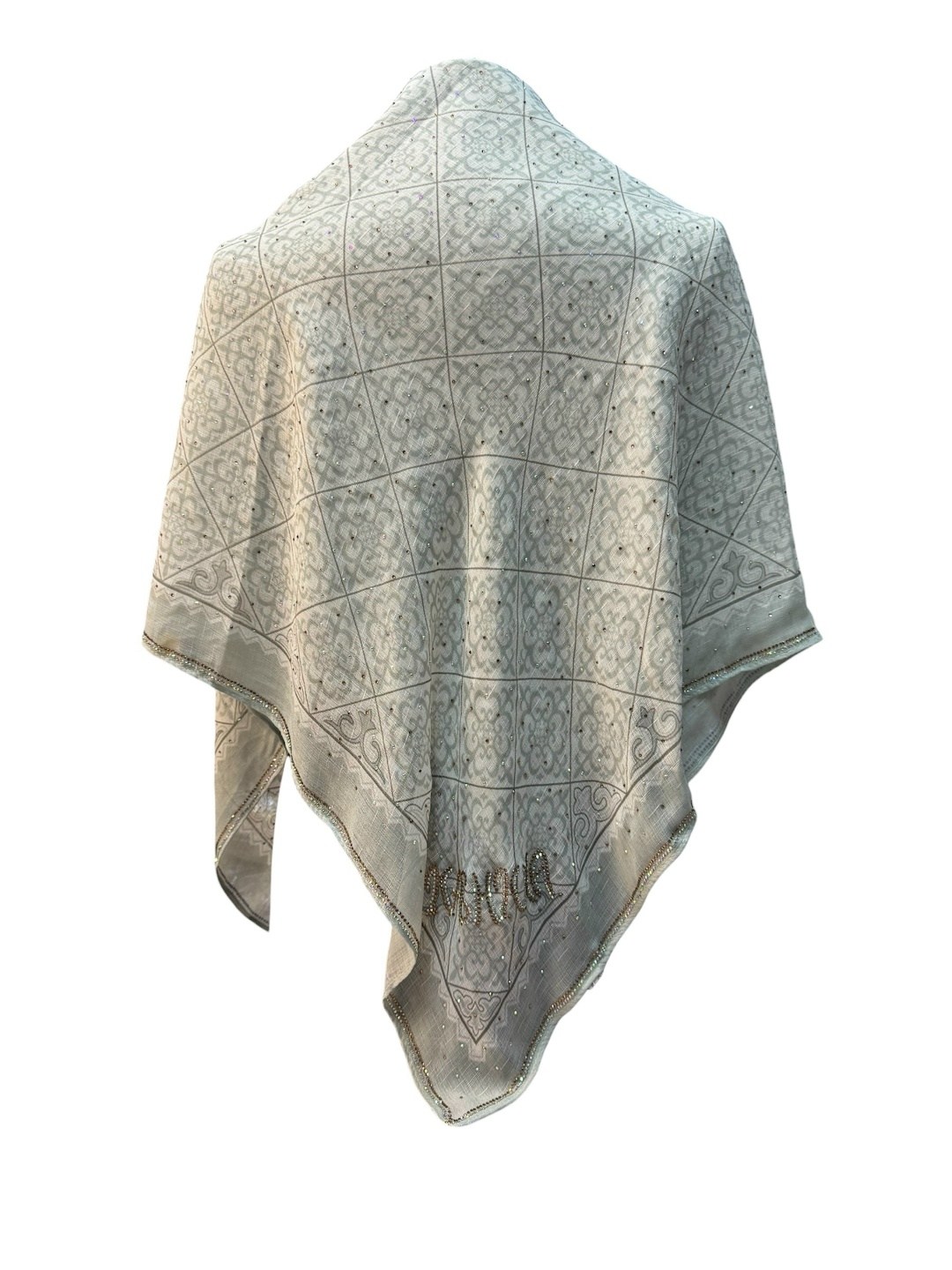 брендовый платок,оренбургский пуховый платок,оренбургский пуховый платок-паутинка а130-03 серый,кашемировый платок,платки кашемир