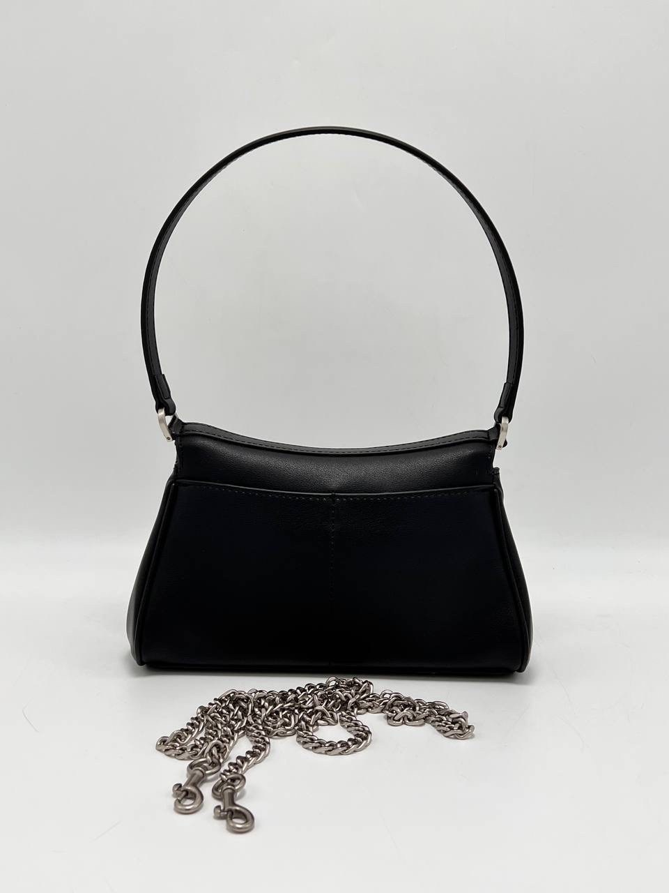 сумка,женская сумка,сумка багет женская натуральная кожа чёрная,сумочка,сумка багет черная