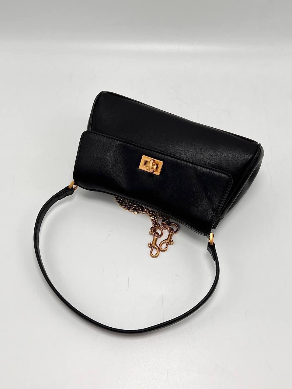 сумка,женская сумка,сумка багет женская натуральная кожа чёрная,сумочка,сумка багет черная