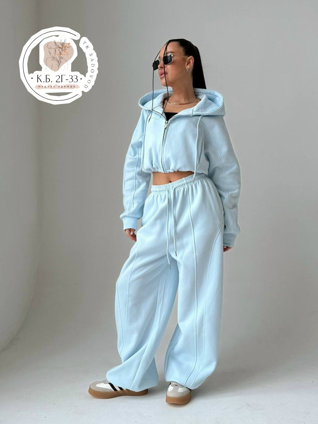 брючный костюм,спортивный костюм женский домашний оверсайз из футера,спортивный костюм женский домашний оверсайз из футера joe lo 39504511,костюм женский,штаны широкие