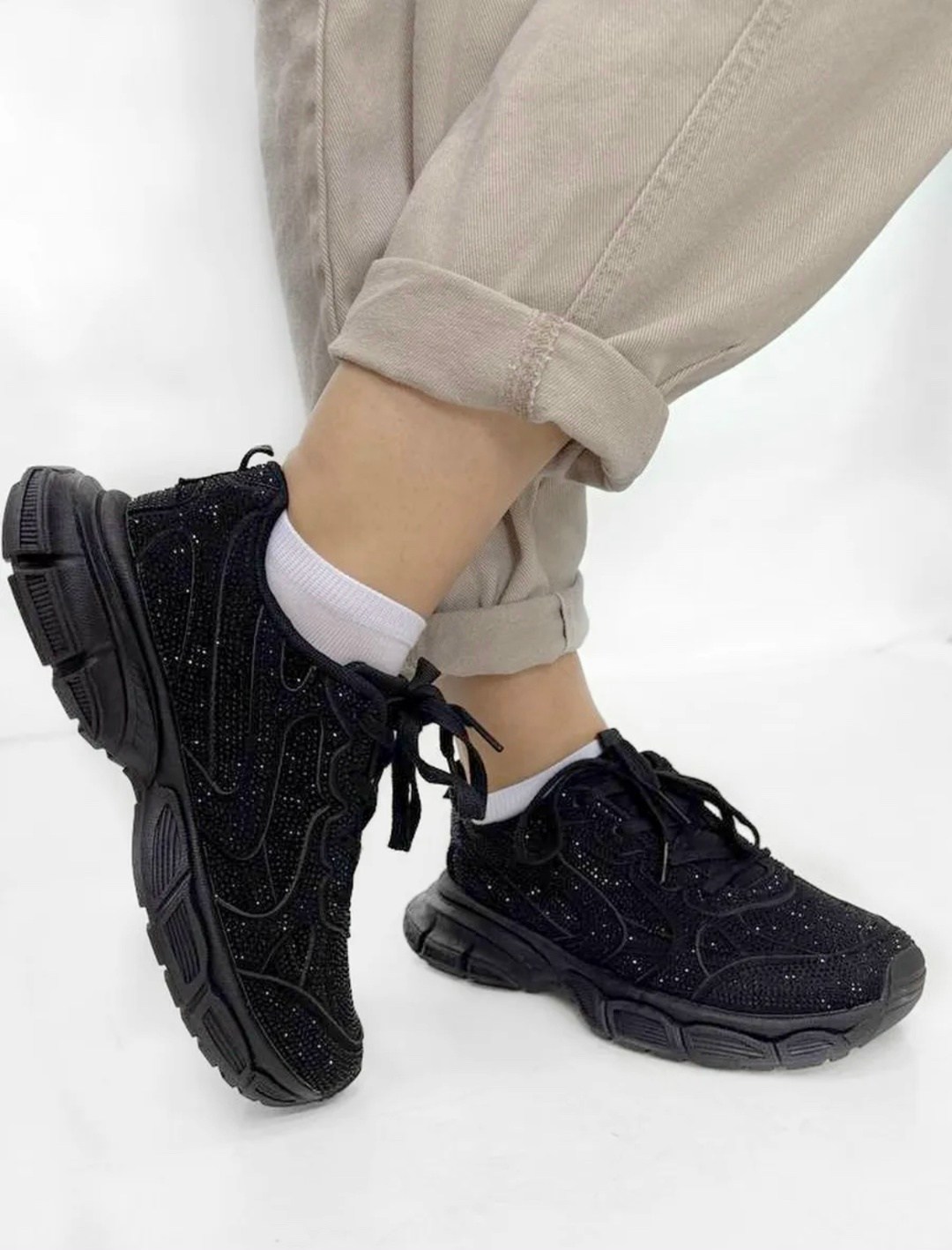 женские кроссовки,кроссовки женские черные,,спортивная , женская