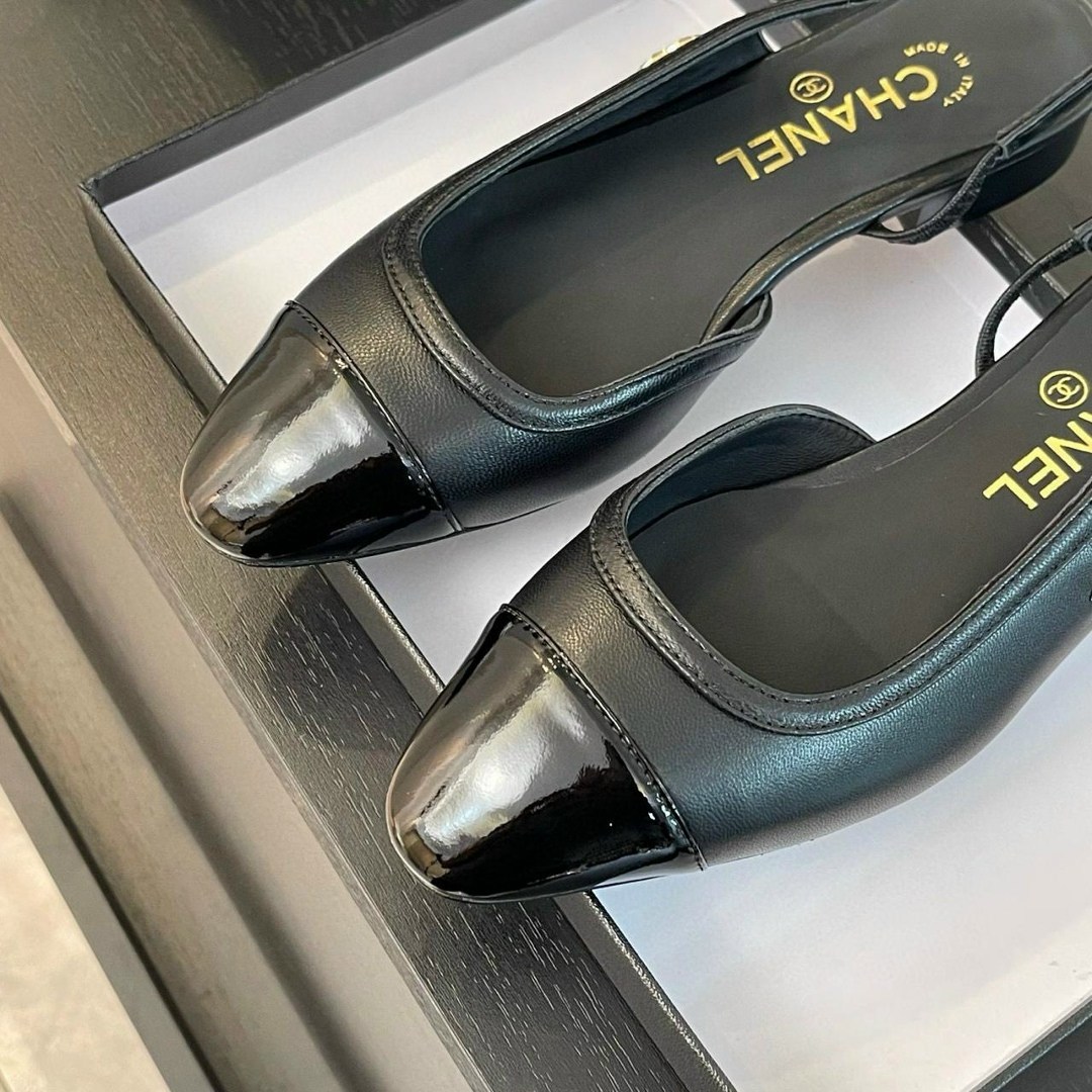 босоножки chanel,туфли chanel,балетки chanel с открытым задником,туфли шанель,босоножки шанель