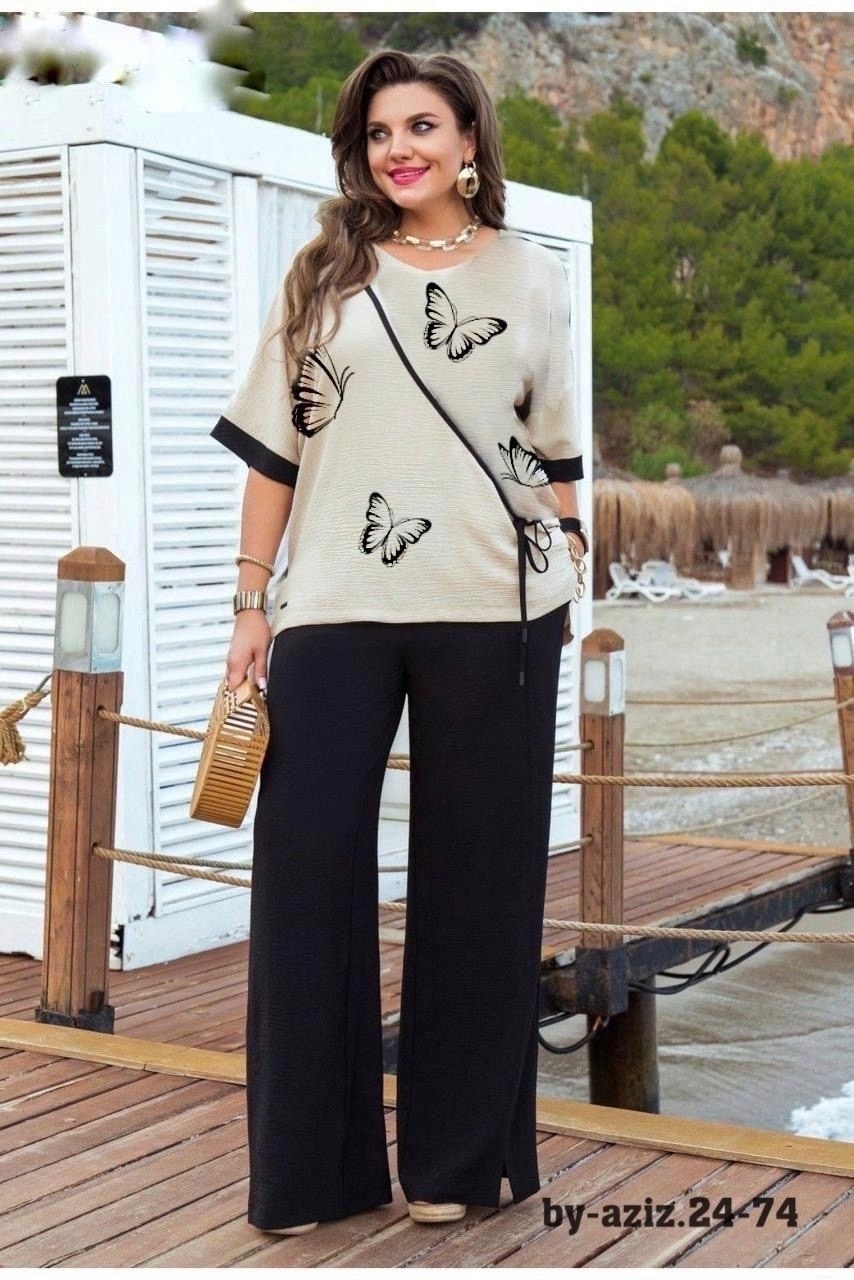 костюм женский двойка с брюками,женские костюмы больших размеров,брючный комплект,женские брючные костюмы,летние женские костюмы