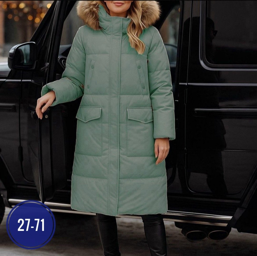 пуховики тренд,женские пуховики,куртка женская зимняя,удлиненная куртка,зимние куртки и пуховики 908243 (ярко-синий)