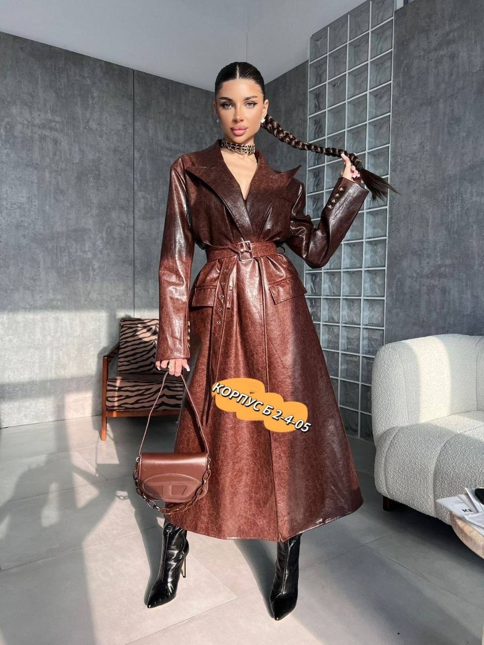 тренч кожаный плащ,тренч кожаный,тренч плащ кожаный длинный simile instyle 332809250,кожаный плащ,кожаный плащ с поясом