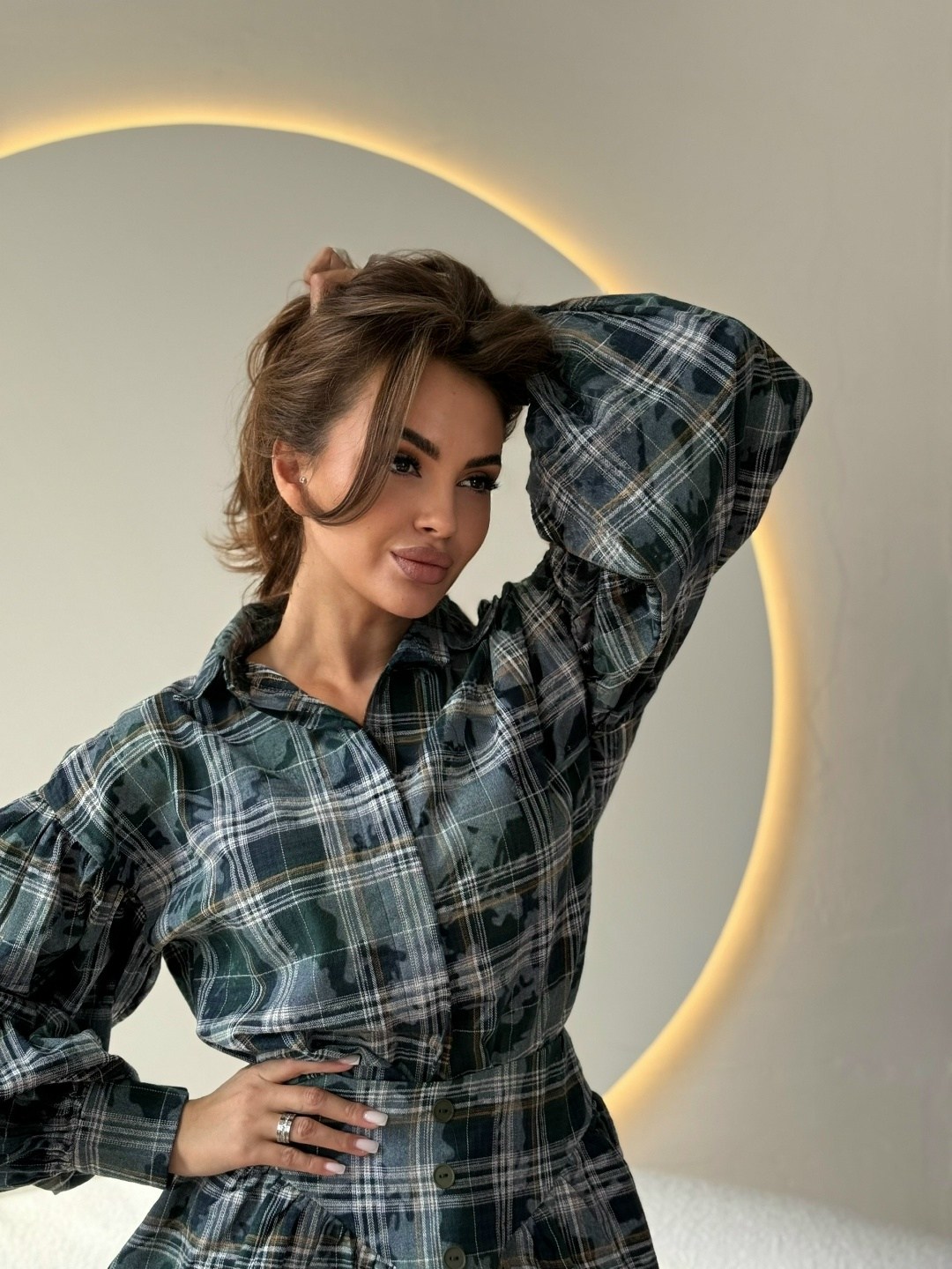 рубашка женская в клетку,платье рубашка в клетку,рубашка женская,рубашка оверсайз в клетку,костюм с юбкой и рубашкой в клетку