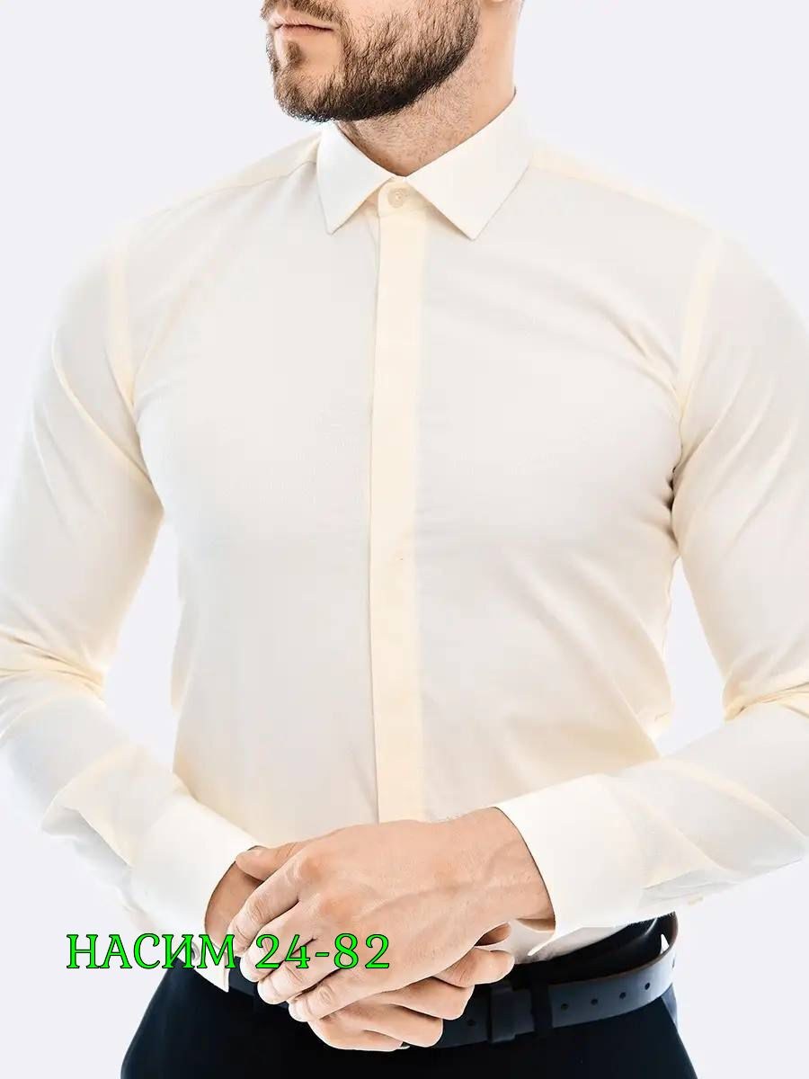 мужская рубашка,рубашка классическая с запонками и длинным рукавом club atz 16509868,голубая рубашка,классическая рубашка,приталенная рубашка