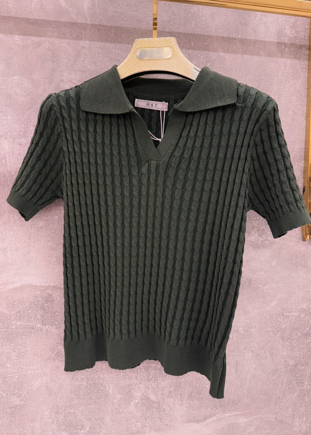 женская кофточка,женская кофта,кофта поло,вязаное поло,вязаная рубашка